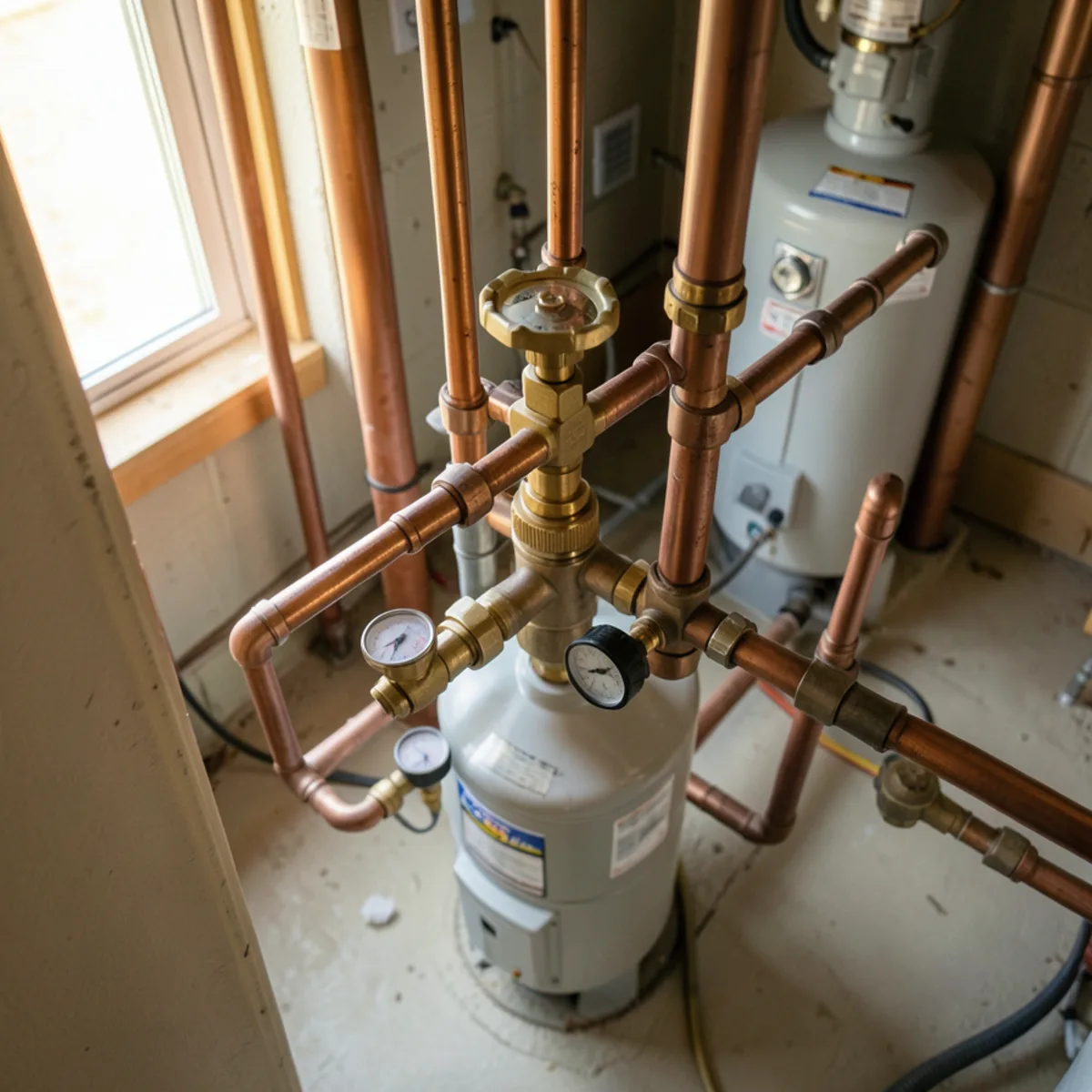 Completed water heater installation in Cherry Hills Village