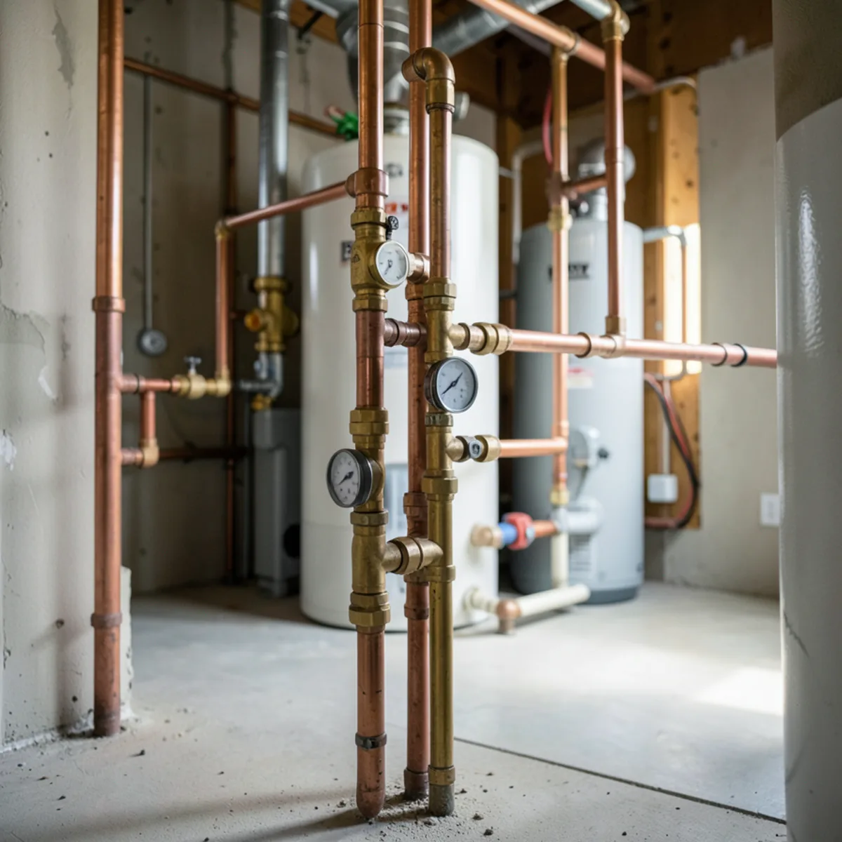 Water heater installation and piping in Columbine