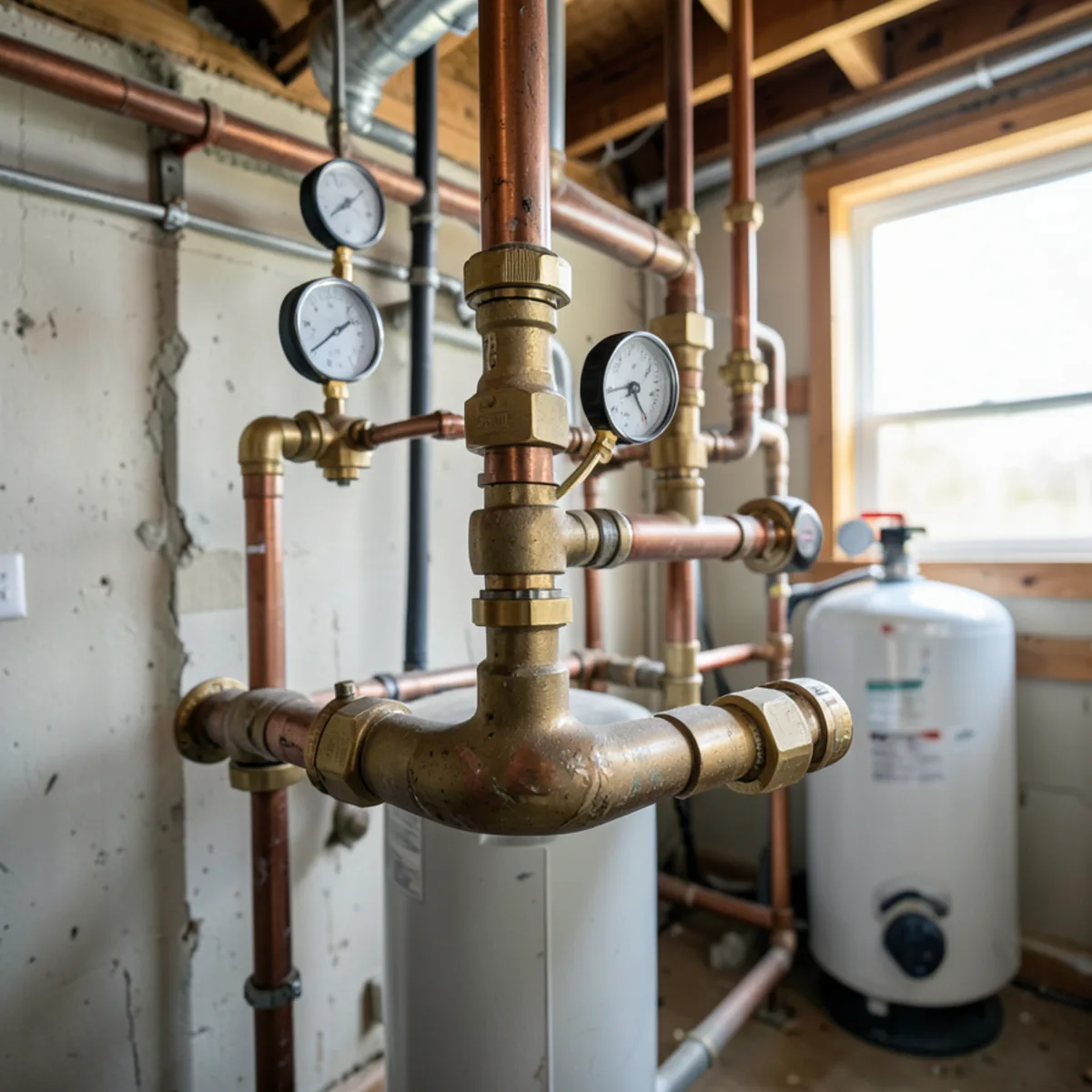 Water heater installation and piping in Denver