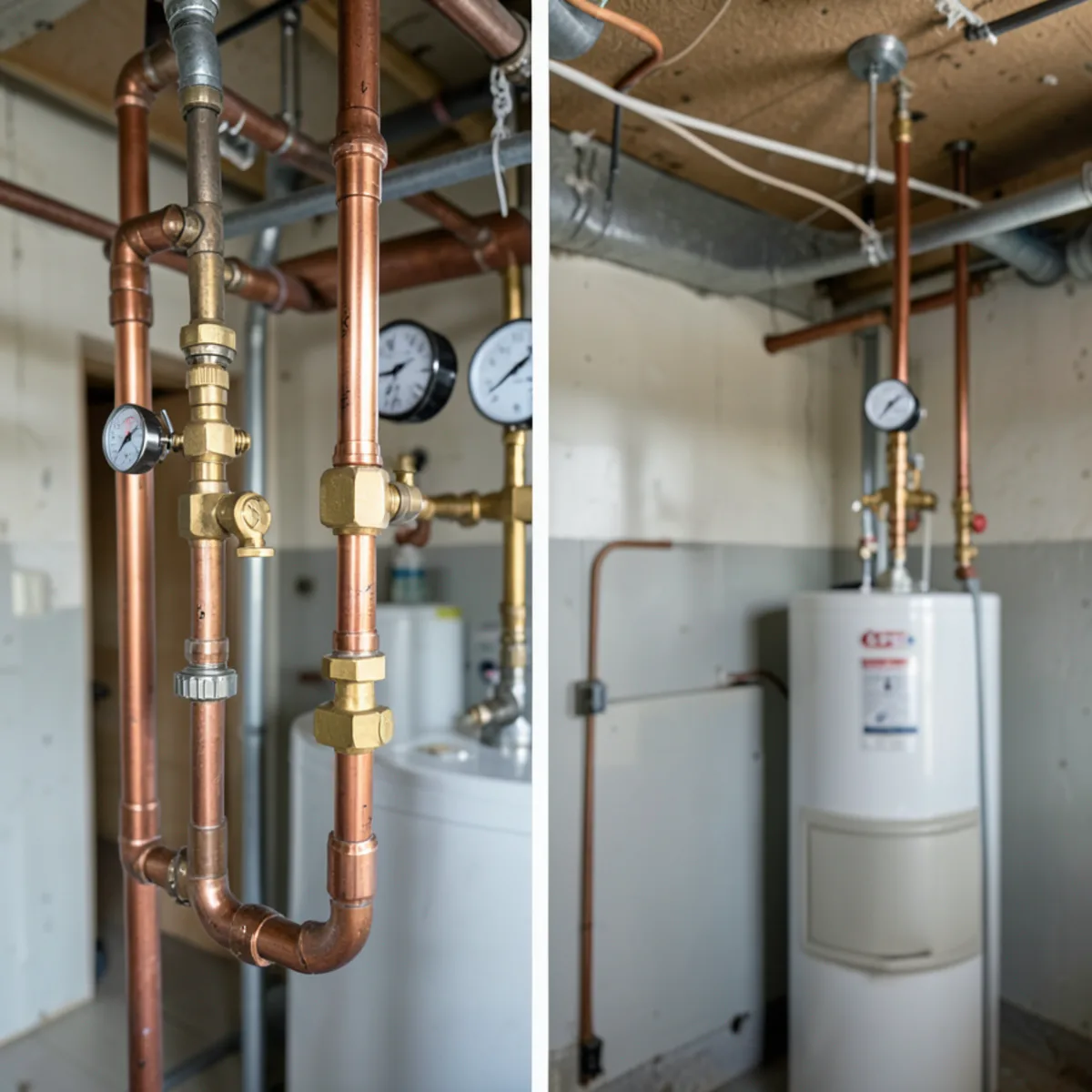 Water heater installation and piping in Douglas County