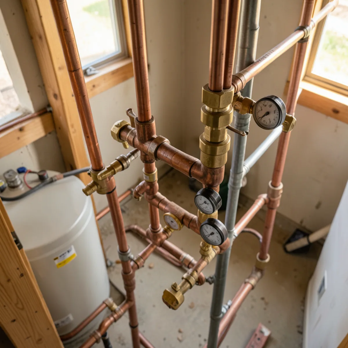 Completed water heater installation in Douglas County