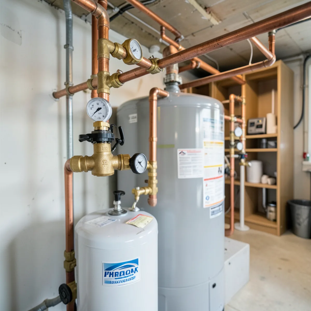 Detailed mechanical view for Commercial water heater installation in Littleton, CO
