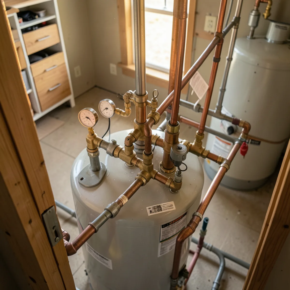 Completed water heater service in Littleton