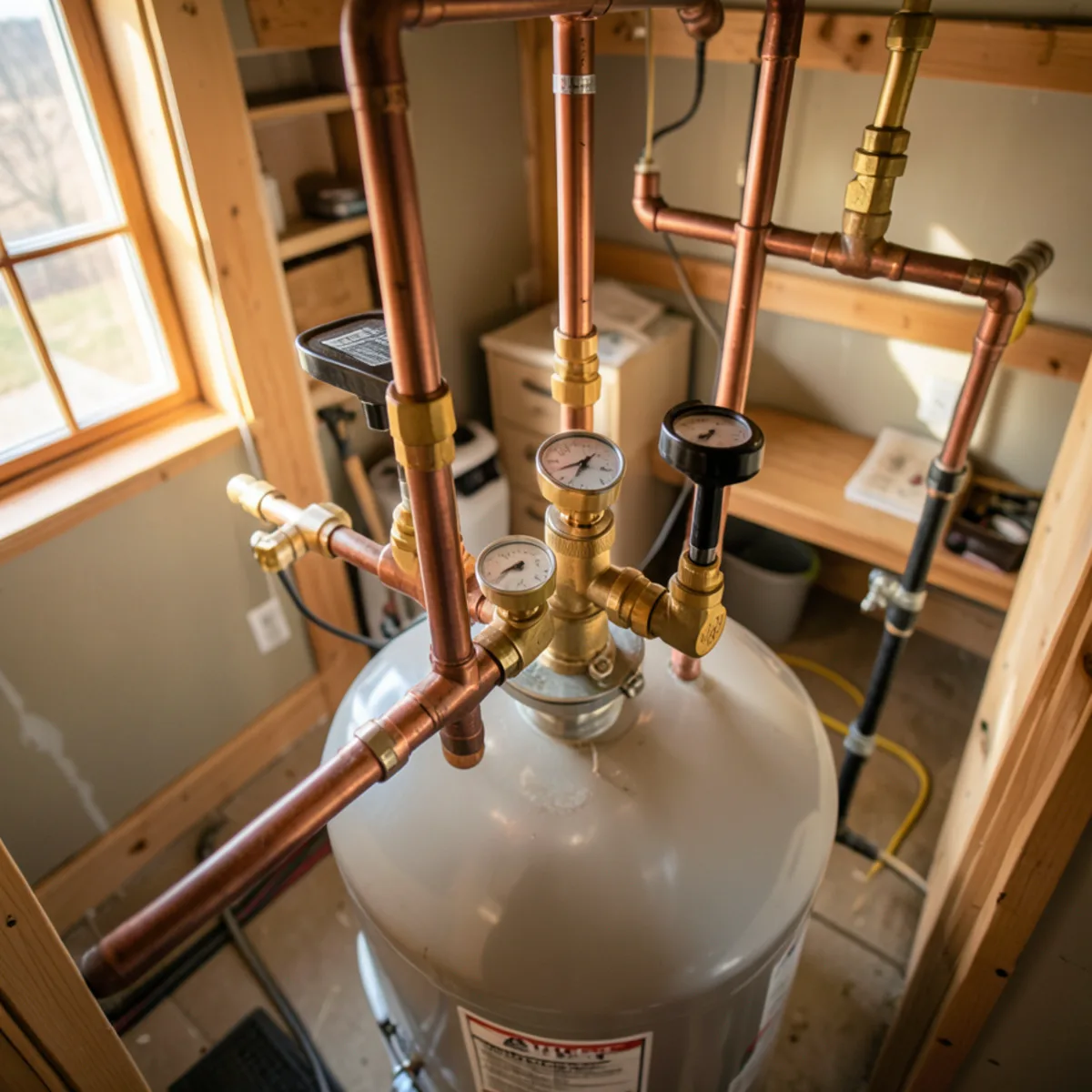 Completed water heater service in Littleton