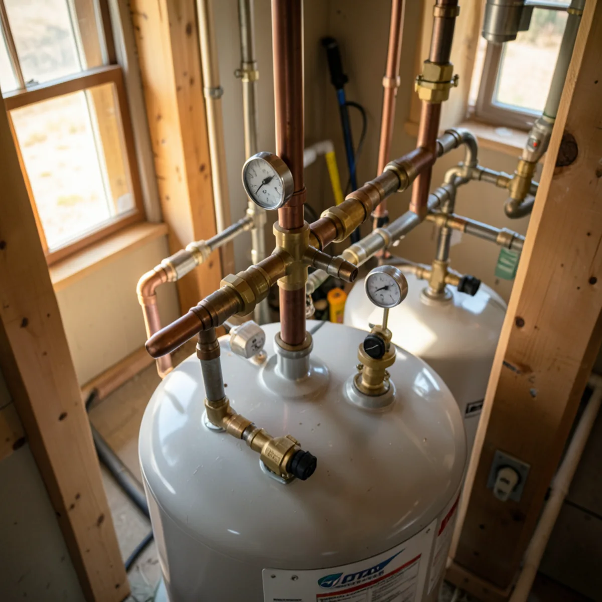 Completed water heater service in Littleton