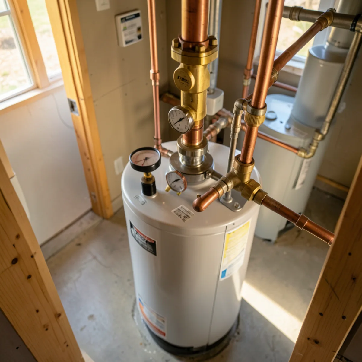 Completed water heater service in Littleton