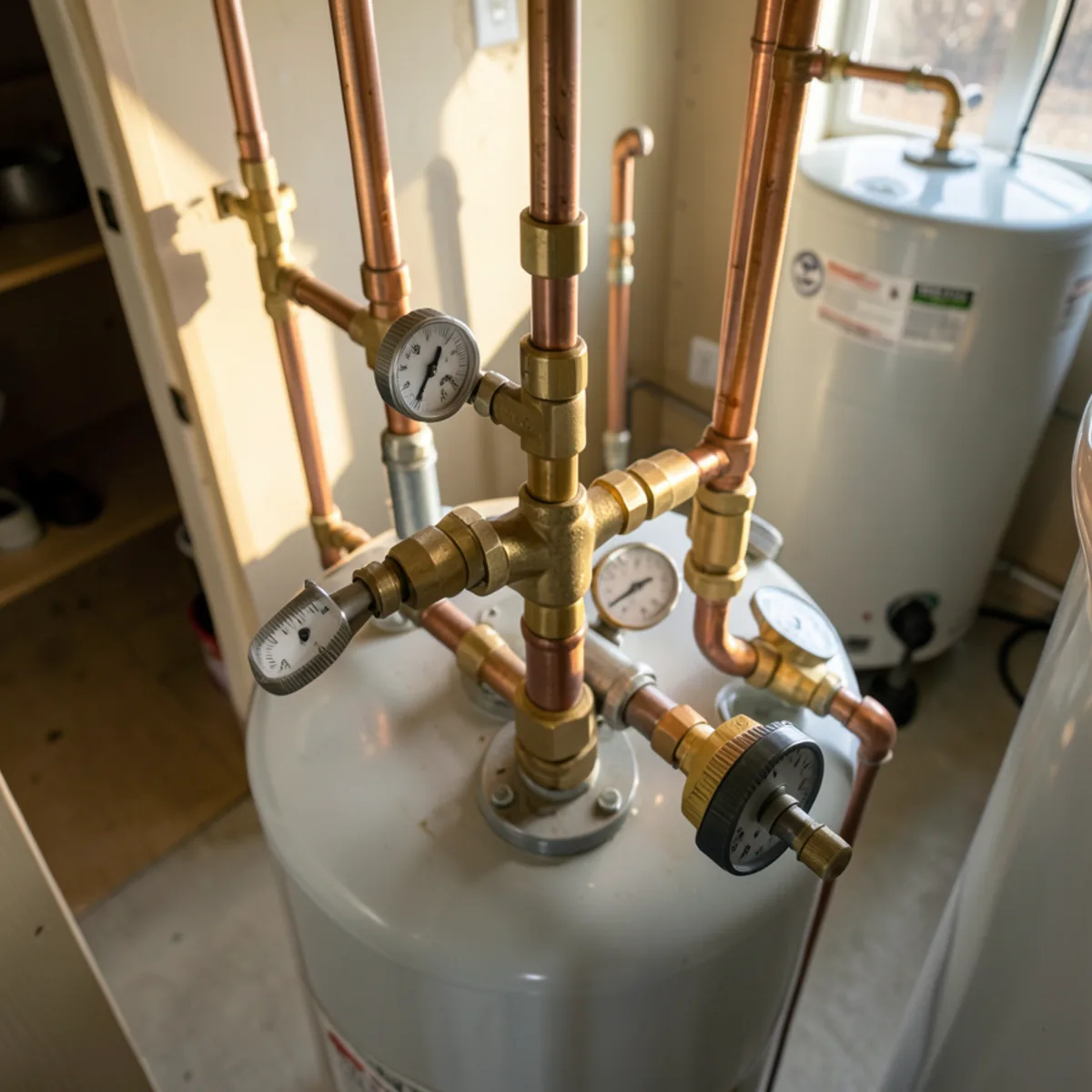 Completed water heater service in Littleton