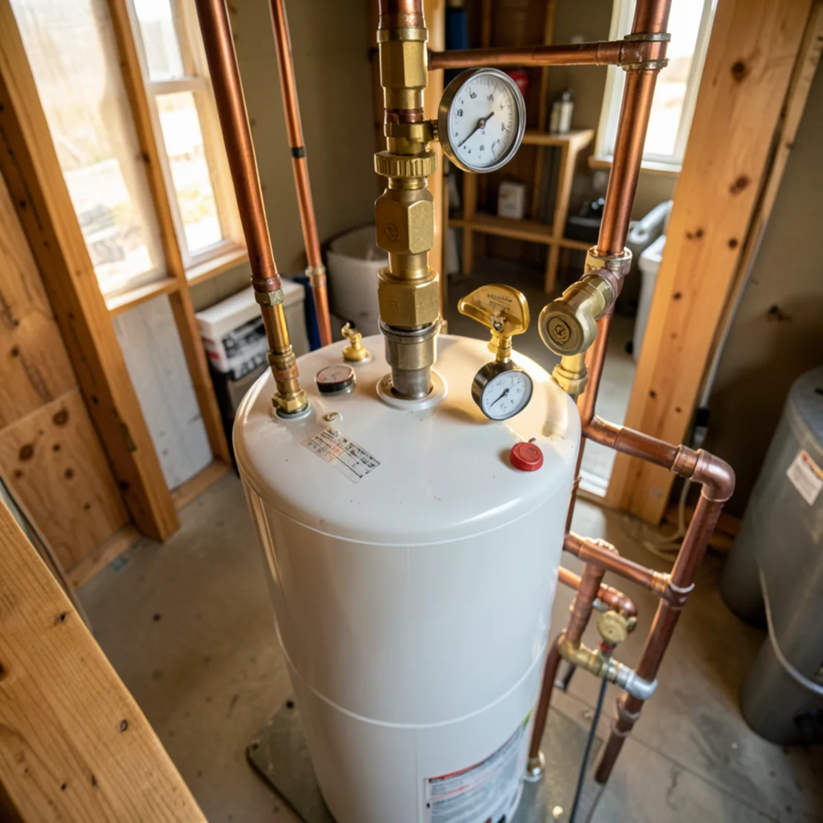 Completed water heater service in Littleton