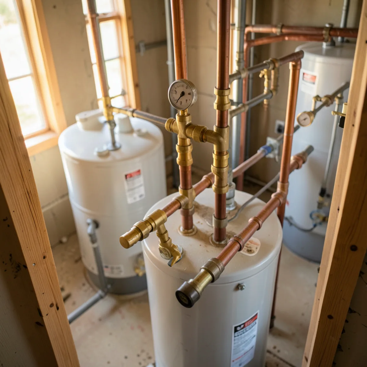 Completed water heater service in Littleton